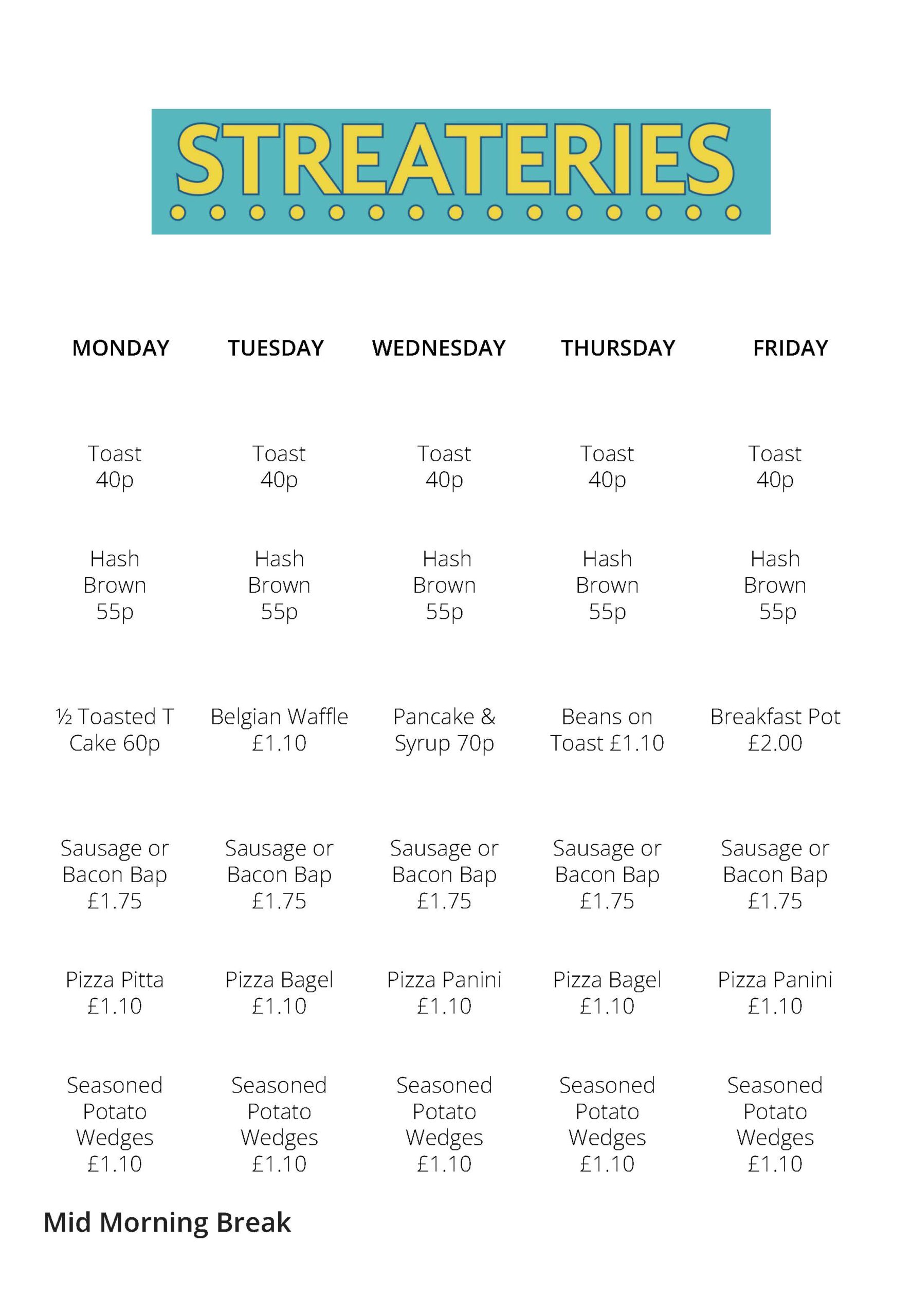 Catering : Dinnington High School